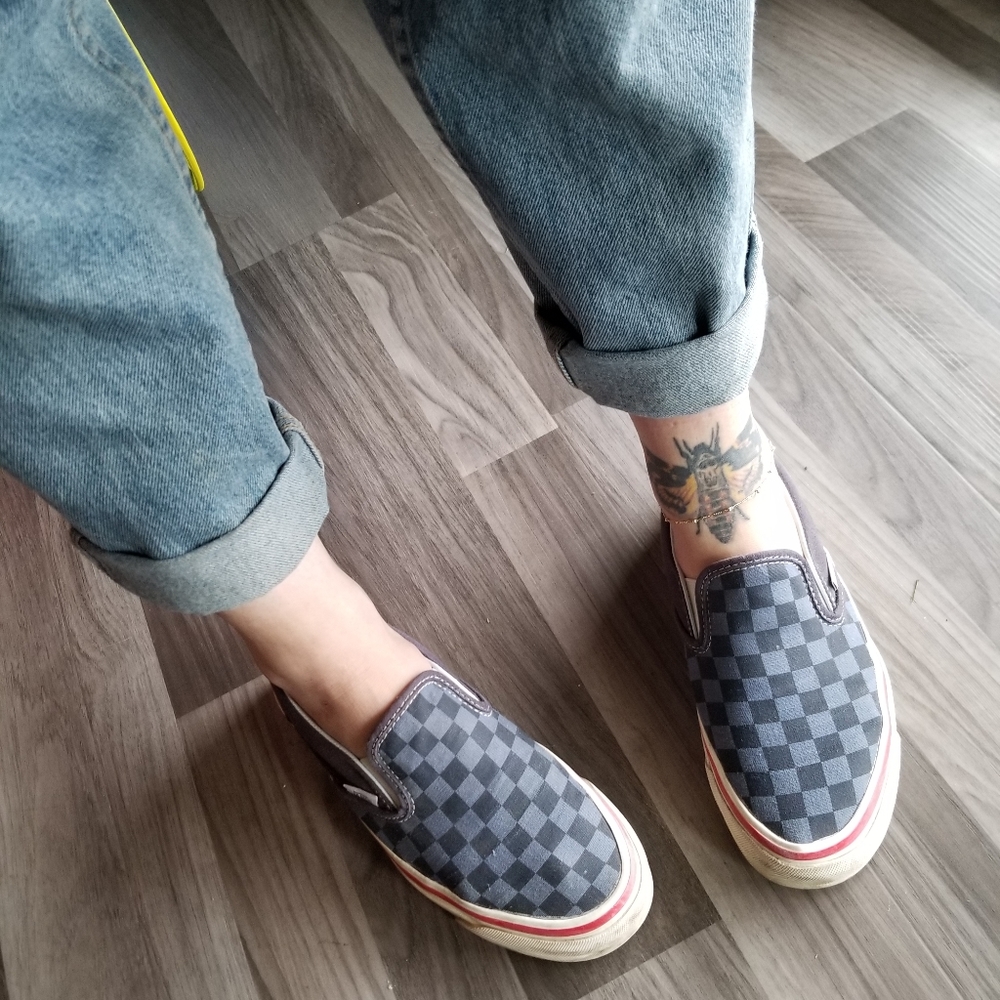 50th Anniversary Blue checkered Vans